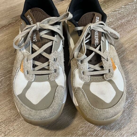 Nike Air Jordan 200E Khaki Suede Sneaker - Picture 4 of 11